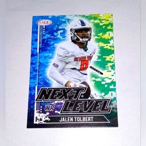 Jalen Tolbert Next Level Camo Insert 2022 Sage Collectibles #81